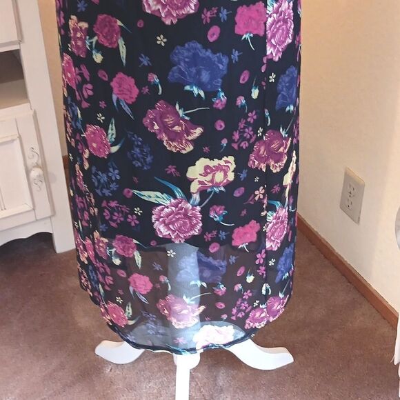 NWT. Torrid x Betsey Johnson Black Floral Dress.Dark Floral,Whimsigoth,Cocktail. - Picture 5 of 14